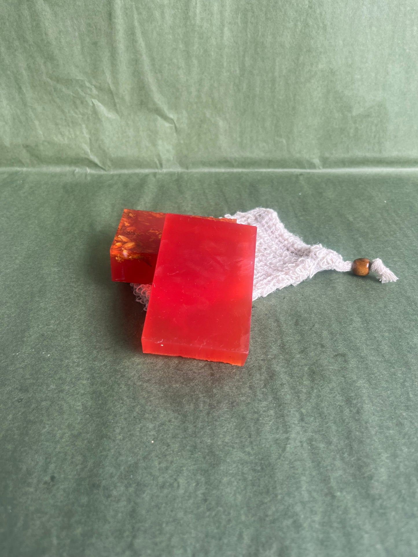 Soaps and Exfoliating bag