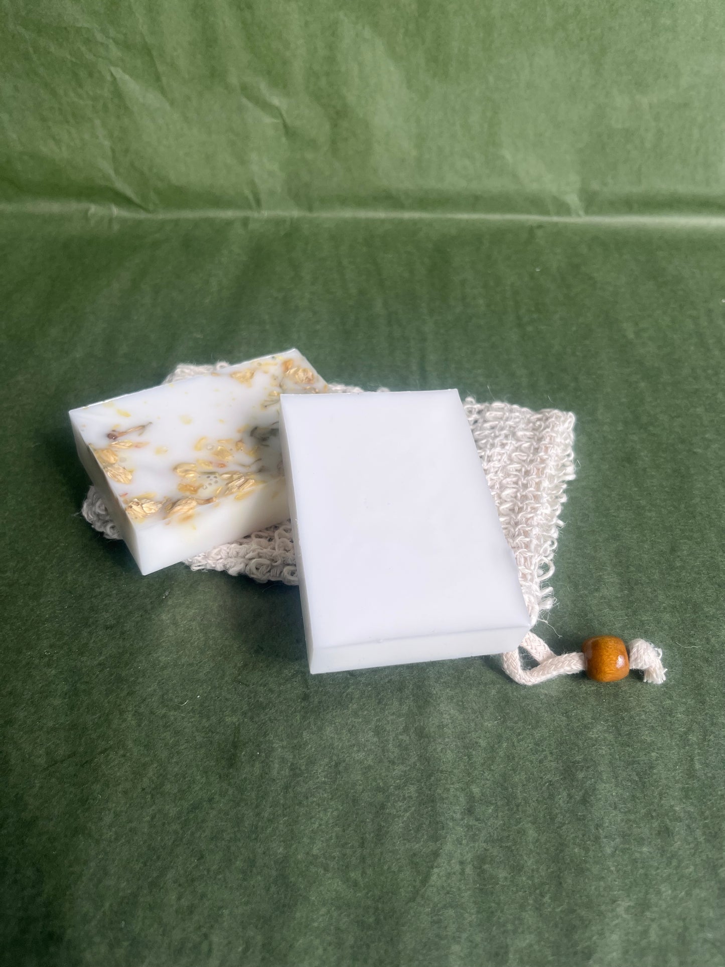 Soaps and Exfoliating bag